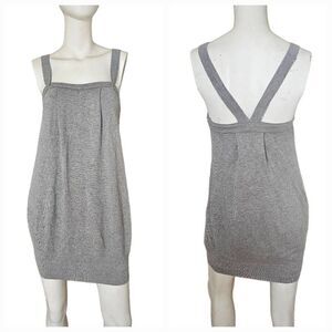 Armani Exchange womens Sz S cashmere Alpaca blend knit sleeveless sweater dress